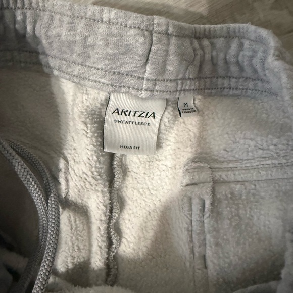 Aritzia Light Gray Cargo Pants Heather Chrome - Picture 4 of 6